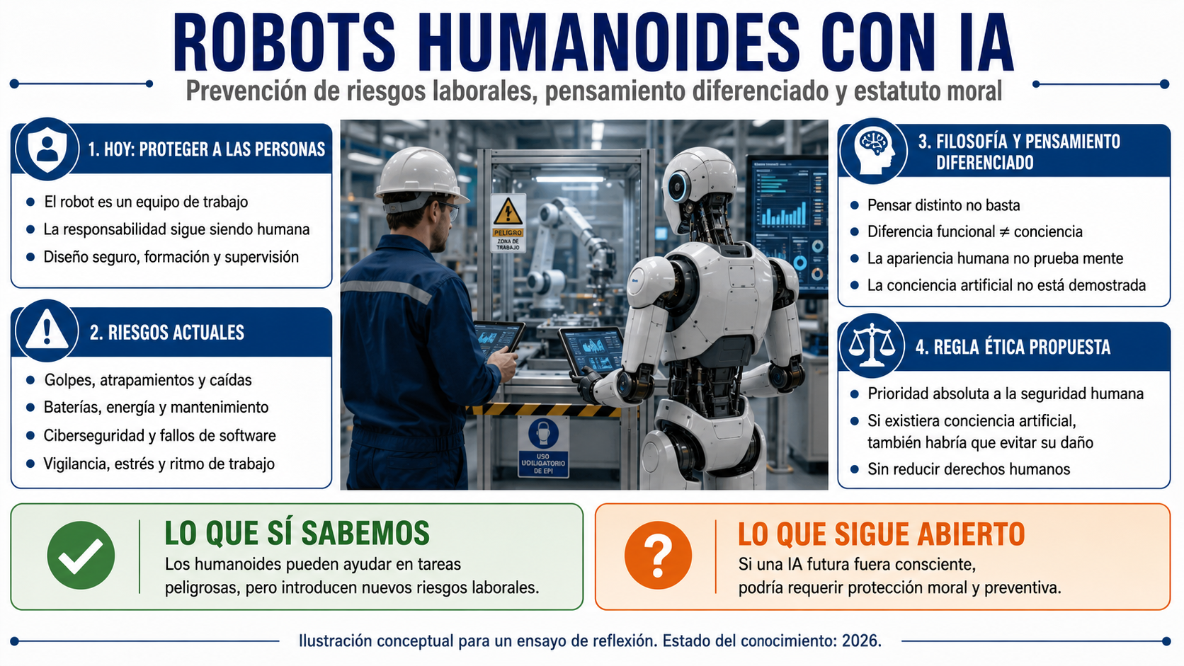 Robots humanoides con inteligencia artificial: prevención de riesgos  laborales, pensamiento diferenciado y estatuto moral | Evaluación de  Riesgos Laborales